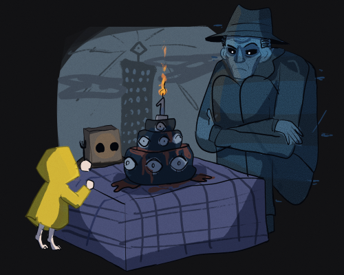 something quick for the Anniversary for Little Nightmares ii, can’t believe the game is one year old