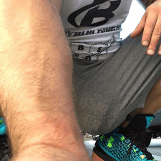 mcmeathead2:  Just having fun in the parking lot, again. In some fun new shorts and