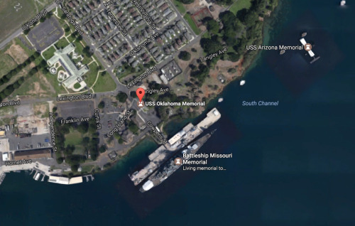 Google Maps - U.S.S. Oklahoma Memorial https://goo.gl/maps/9YbWUZcTk6J2#ussoklahoma #googlemaps #okl