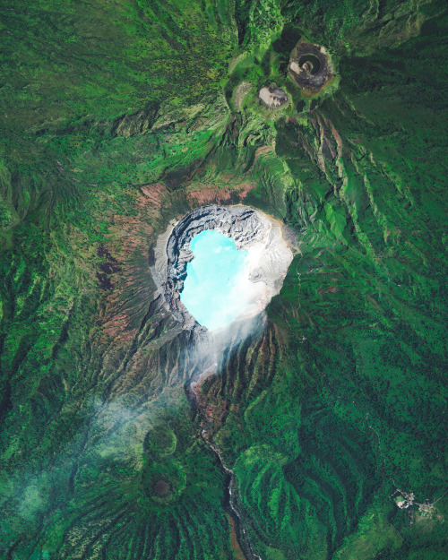 dailyoverview:Kawah Ijen is a stratovolcano in the East Java Province of Indonesia. It has a 0.6-mil