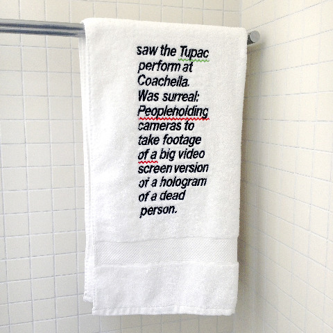 gore-pop:my psychiatrist sent me some pictures of these towels with a note saying “these remind me o