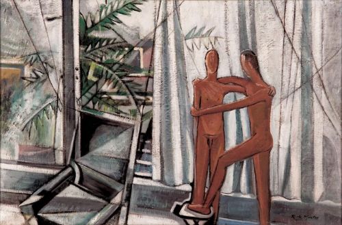 lefildelhorizon:Roy de MAISTRE, Studio interior with figures, 1935 AGSA Art Gallery of South Austral