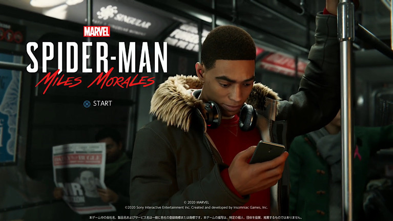 marvel's spider man miles morales スパイダーマン マイルズ モラレス