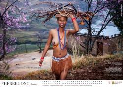 Xhosaculture:  Xhosa Culture - Indoni Calendar Miss Lerato Lekekela - Sotho Queen