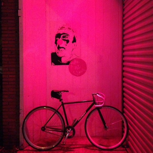 dukester00:  Rode in rain all night. But I got to hang out with some cool kids. #bikes #bicycle #cyc