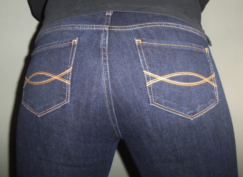 inhollisteronly: Does anybody else like my Abercrombie jeans? All my followers need to re post this.