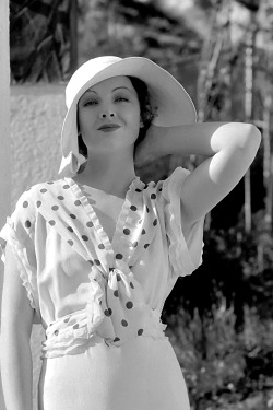 missingaudrey:  Myrna Loy for When Ladies