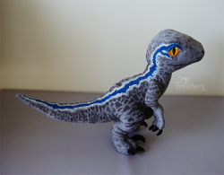 blue raptor stuffed animal