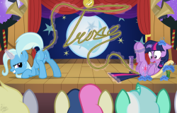 It&rsquo;s always too long between updates on here, am I right? Today, I bring you one of Trixie&rsquo;s more controversial acts, the &rsquo;Rump-Rope Rustle&rsquo;. After kidnapping and drugging attaining Twily&rsquo;s consent for this splendid stage
