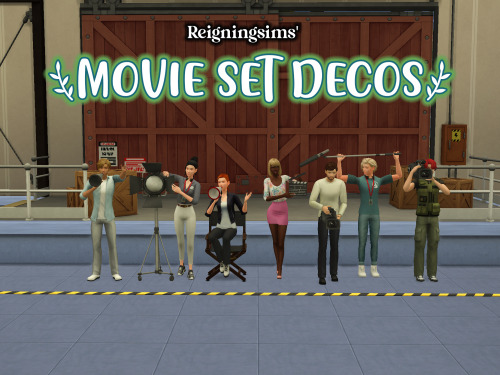 Movie Set Deco Sims - Free!Hi everyone! Here are some deco sims that you might find working on a mov