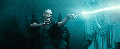 Anonymous Asked:Harry Dueling Voldemort In The GOF And DH