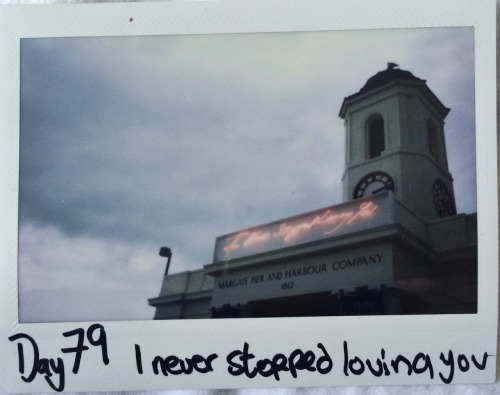 1yearwithmyinstax:Day 079. I never stopped loving you - Tracey Emin, Margate.