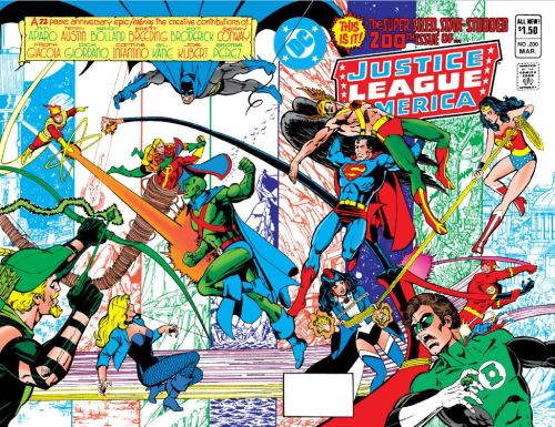 thebristolboard: Original and final cover wraparound cover art by George Perez (with colors by 