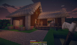 minecraft-arch:  I’ve been building small homes in SMP a lot recently. 