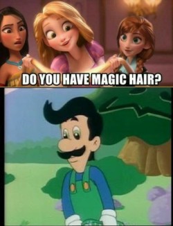 memevile: viperpitsfilly: Luigi is best princess!  SCREW IT I LOVE LUIGI 