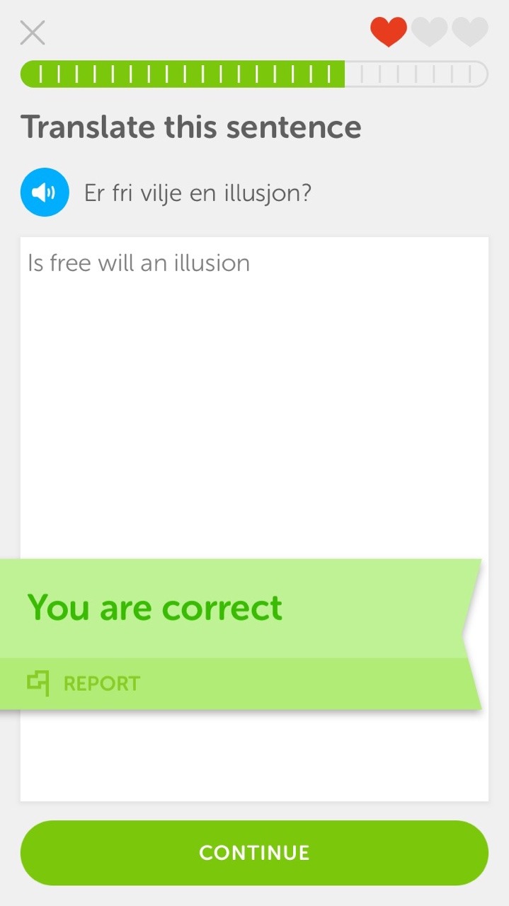 Weird Duolingo Phrases — [image transcription: a Danish phrase asks “is...