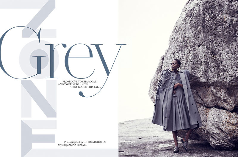 lamusenoire:   Grey Zone:The Lovely Herieth Paul for the September 2013 edition of