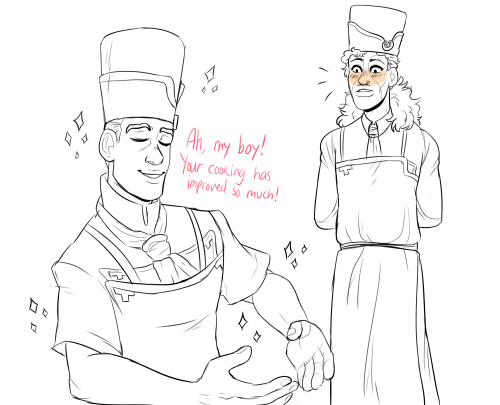 Porn photo sugarandmemories: Chef Okuyasu training under