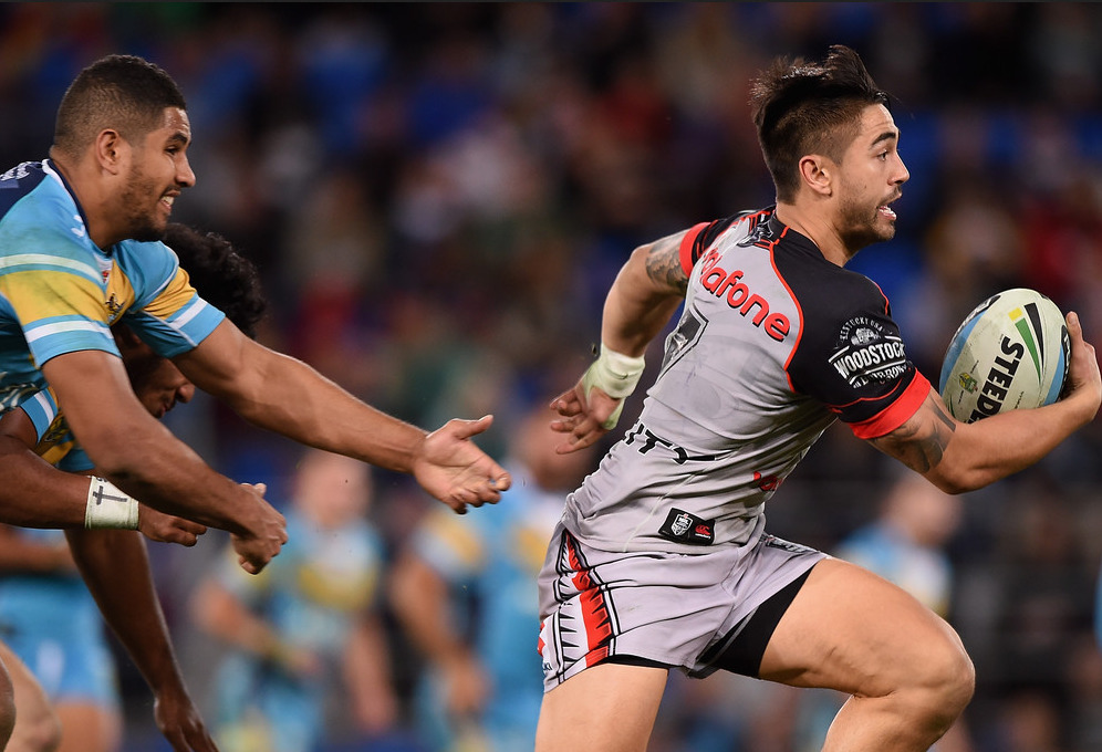 roscoe66:  Shaun Johnson and Sam Tomkins of the New Zealand Warriors 