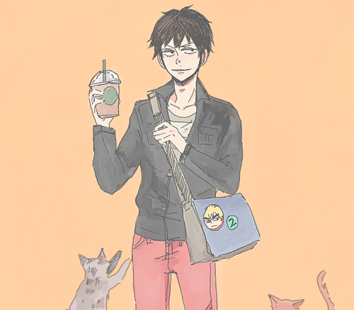 aikaa96:a casual Yasutomo plus kitties 