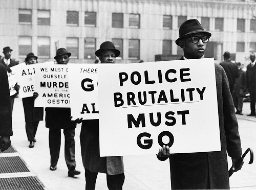 vintagegal:Gordon Parks - Black Muslim Protest, 1963 (via)