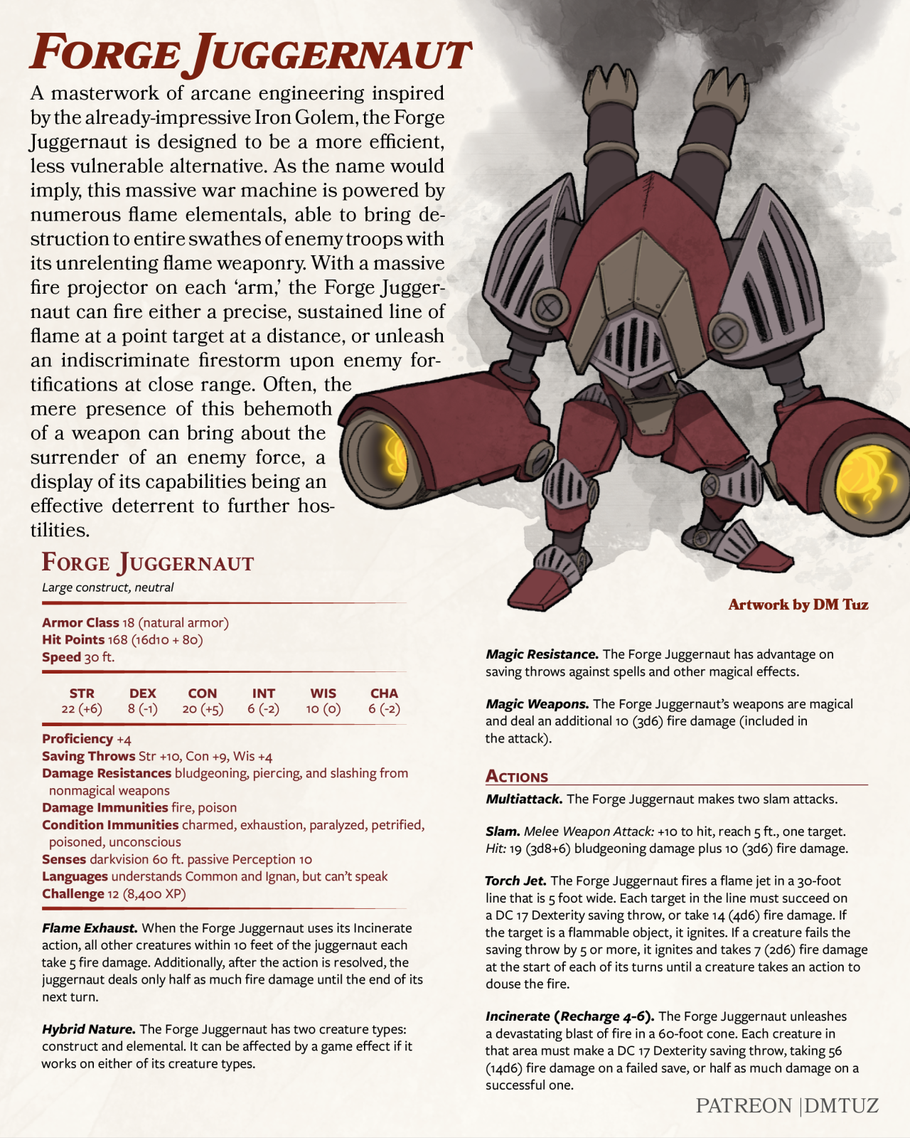 Dungeon Master Tuz's Tools of Trade — Unbound Monsters - Thermopod Somehow,  in the