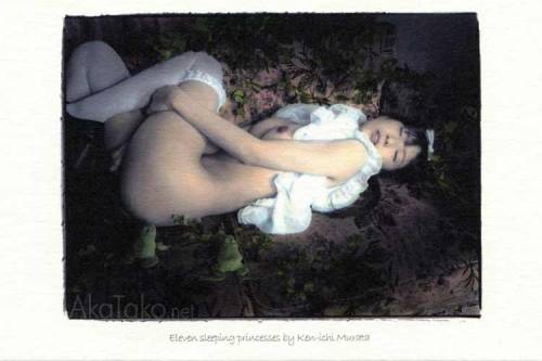 “11 Sleeping Princesses” postcardby Kenichi Murata