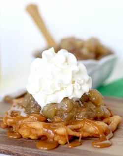 fattributes:  Caramel Apple Funnel Cakes