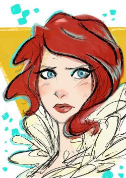 damazaki:  I just finished playing transistor!! and it is fanart time!….That ending!!…I can’t say it wasn’t perfect though!