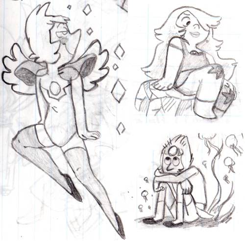 cirilee:  some steven universe sketches :D 