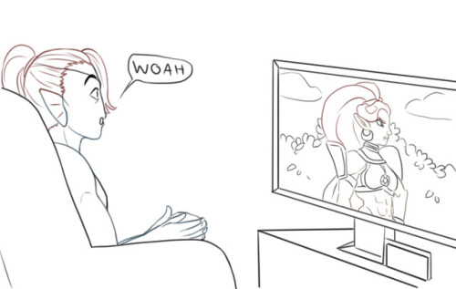 khalliys: As an excuse for not having a Through the Dark update, have this little silly comic instea