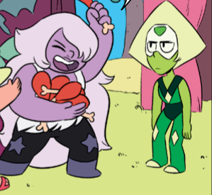 crystalwitches:  me girls in the new su comicbonus sir peridot: