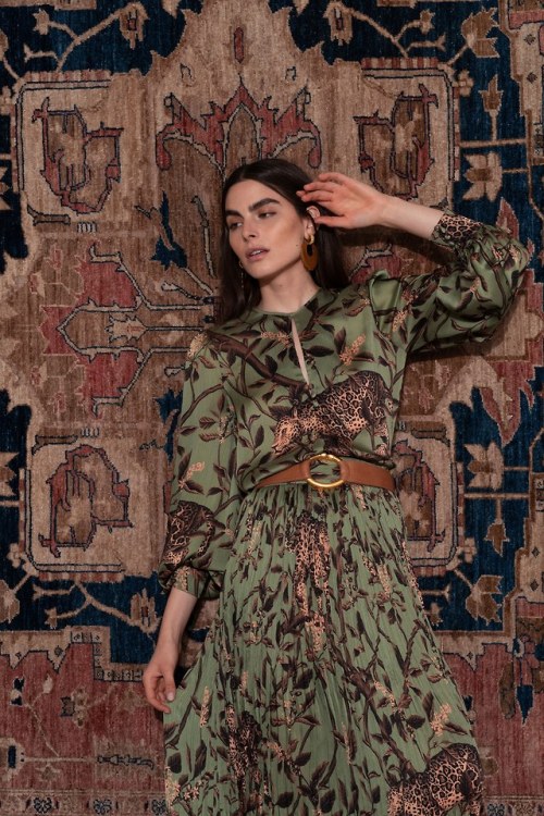 game-of-style: Dress for Sylva Santagar, with her sigil the spotted leopard - Johanna Ortiz Pre Fall