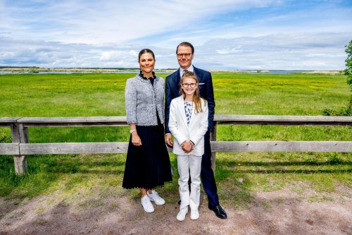 duchessofostergotlands: 2014 // 2022  → Princess Estelle and her parents, the Crown Princess couple,