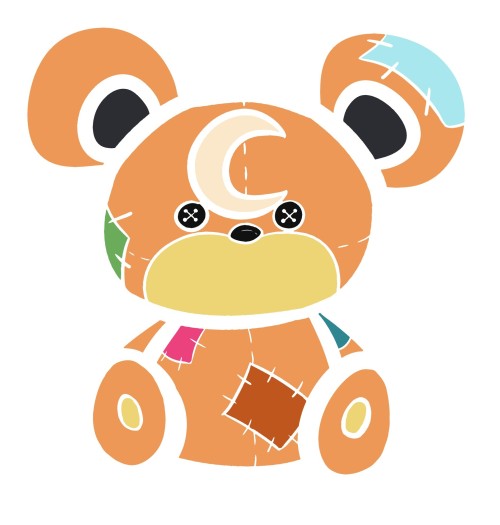 lovelynutmeg:Ok last one in this style I promise! But I had to do a Teddiursa teddy bear ;u; its so 