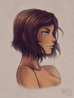 iahfy: Korra Appreciation Week // Day 2: Flawless Haira profile practice/warmup via stream  &lt;3 &lt;3 &lt;3