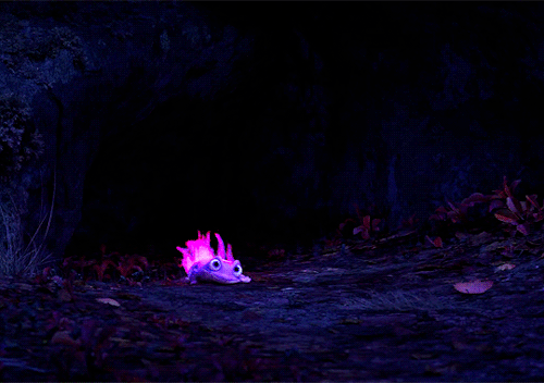 The fire spirit &lsquo;Bruni&rsquo; in Frozen II