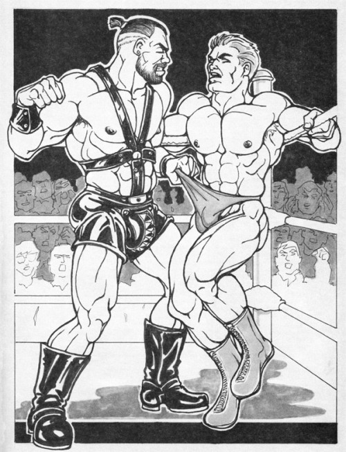 Sexfights at the BG Arena - illustration 8 - with text by Kid Leopard and illustrations by Matt (AKA