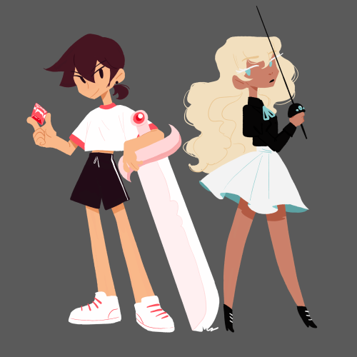 Magical Girls I Made While At Cartoon School