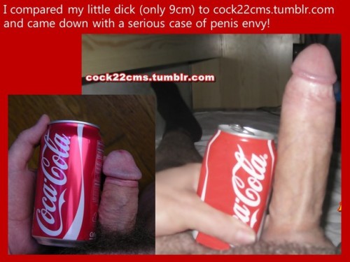 sadistic-size-queens: cock22cms:cock22cms, you’re giving me a serious case of penis envy! Just