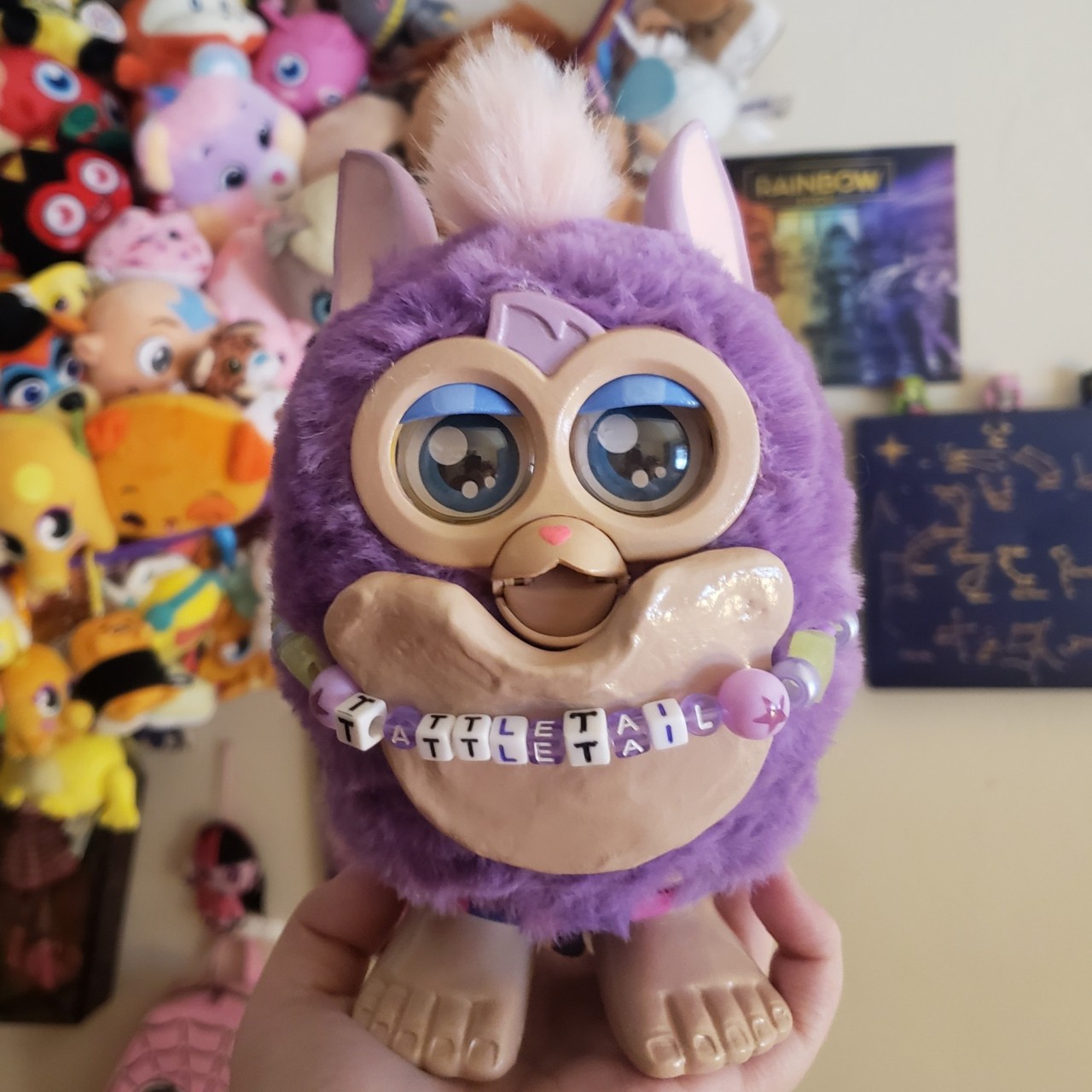 This game is kind of scary its called tattletail #tattletail #furby #f, Furby