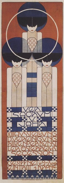Poster for the XIII . Secession by Koloman Moser , 1902