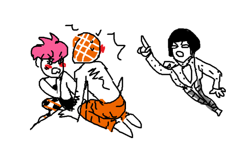 XXX beebonbunny:vento aureo doodles :-)  these photo