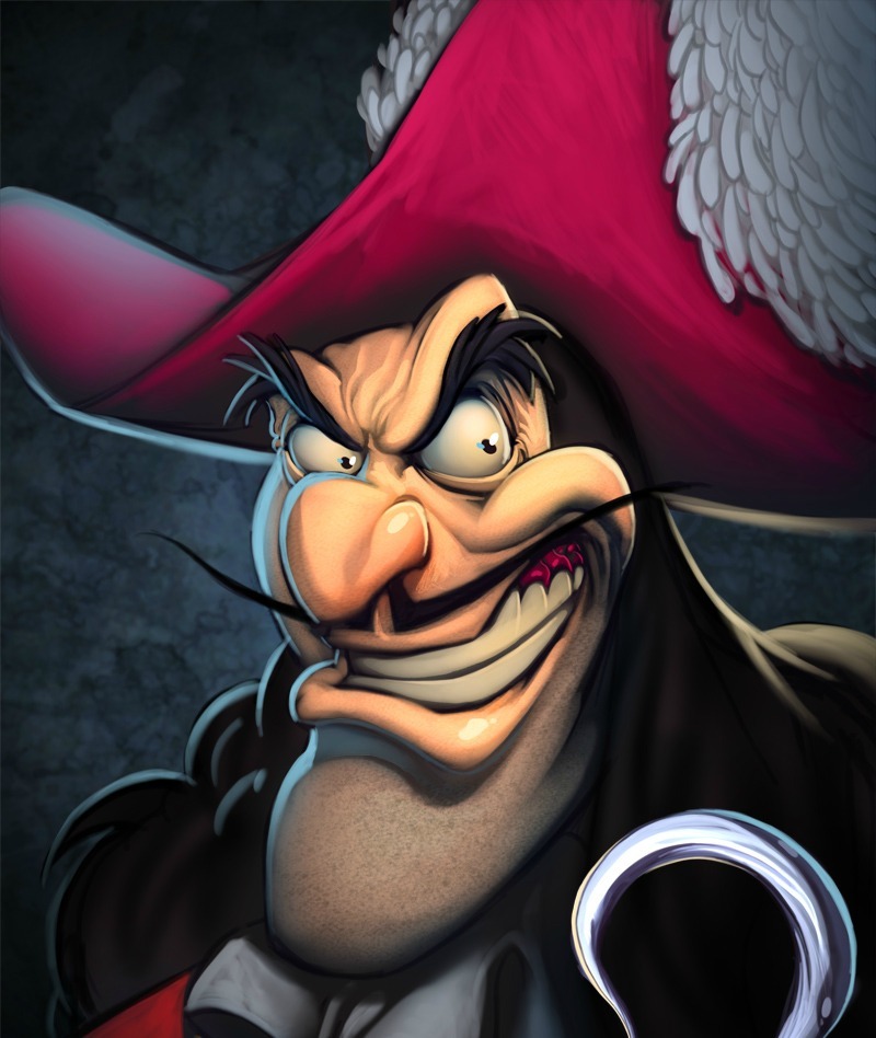 youngjusticer:  James Hook was a black-hearted pirate who pretended to be a gentleman