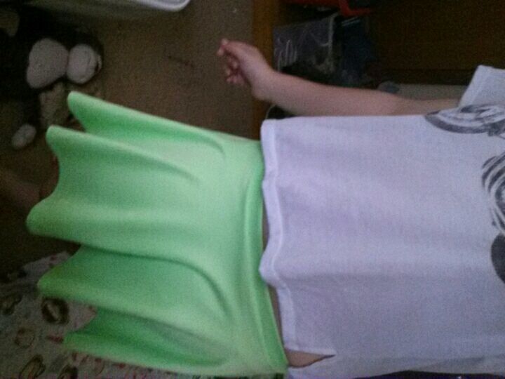 New skirt also a bit cheeky-baby girl
