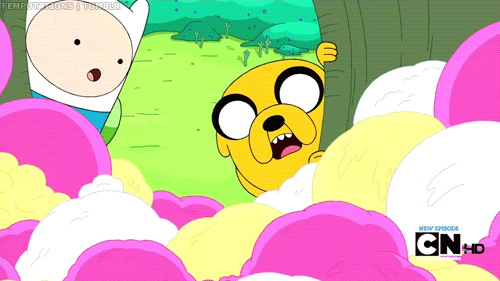 itsadventuretimepeasants:  Jake and ice cream