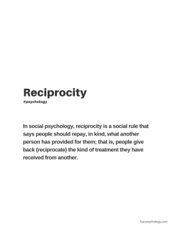 fyp-psychology:  Reciprocity[src]