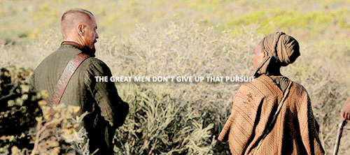 captain-flint:  And that is what makes them invincible. Flint’s monologue, aside from being beautiful, also reveals his truest nature. Silver sees Flint as being filled with rage, and he is. But deep down, he’s also never relinquished Thomas’s