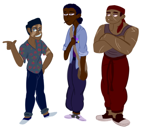 beescree:i drew human versions of the new turtle designs + april