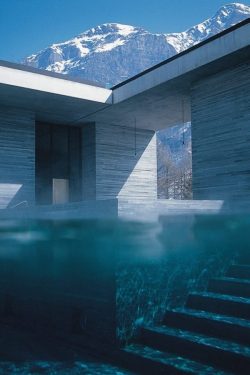 fantod13:  nonconcept:  Therme Vals Spa, Switzerland by Peter Zumthor. (via Homeli)  AMAZING building!  I wanna go see it in person… 